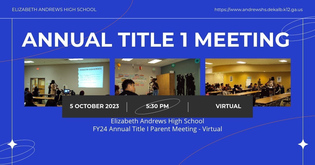 2023 Annual Title 1 Meeting